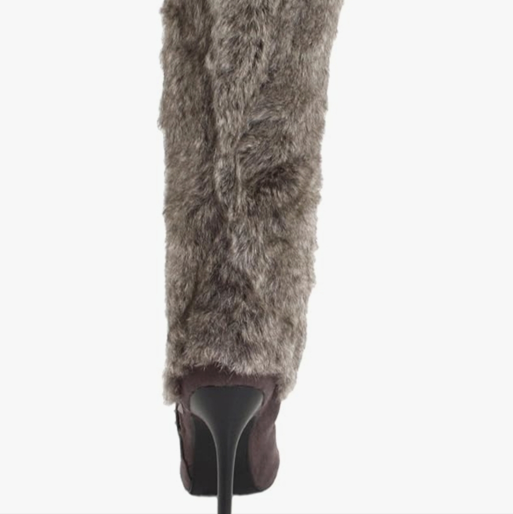 NEW NOT RATED FAUX FUR BOOTS - Picture 3 of 11